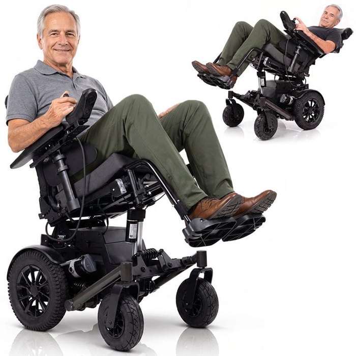 Vive FloTilt powered wheelchair reference photo